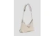 Guess Dita Logo Γυναικεία Τσάντα Ώμου Μπεζ, Χρυσή