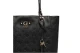 Guess Dita Logo Γυναικεία Τσάντα Tote Μαύρη, Χρυσή
