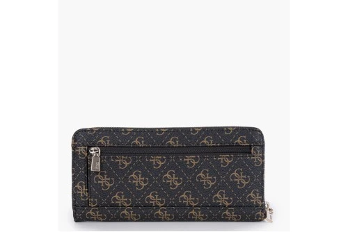 Guess Laurel 4G Logo Maxi Πορτοφόλι (QL7459146 BROWN LOGO)