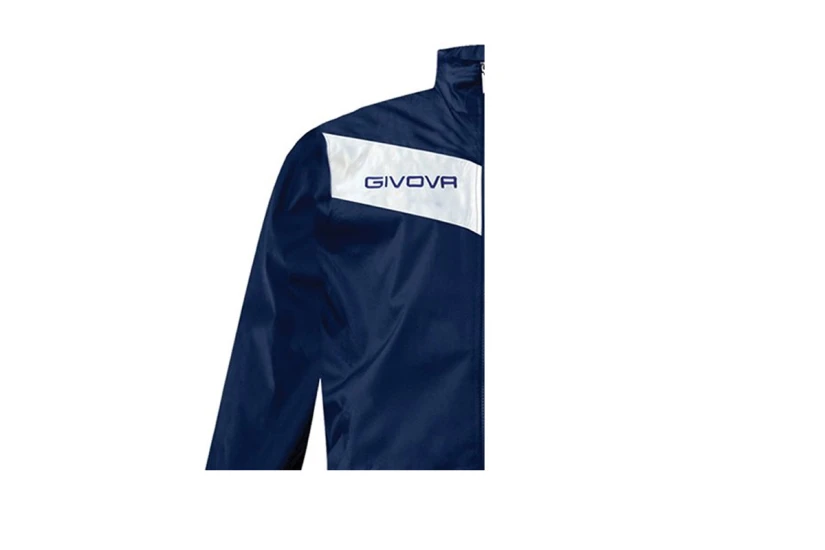 Givova Rain Scudo Μπουφάν Αντιανεμικό Ανδρικό (RJ005 BLUE-WHITE)