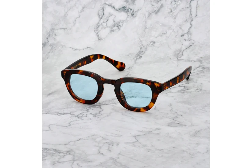 Explicit Poets Robin Unisex Γυαλιά Ηλίου Καφέ, Μπλε