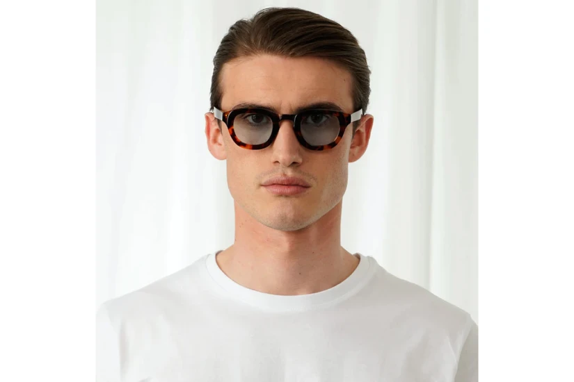 Explicit Poets Robin Unisex Γυαλιά Ηλίου Καφέ, Μπλε