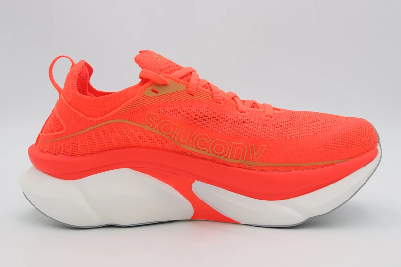 Saucony Endorphin Elite 3 Unisex Αθλητικά Παπούτσια για Τρέξιμο Πορτοκαλί, Λευκά