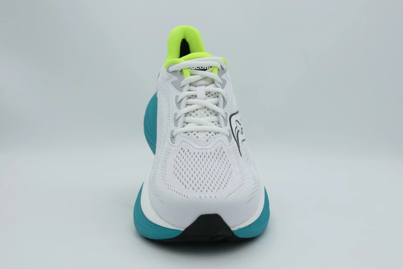 Saucony Triumph 24 Ανδρικά Αθλητικά Παπούτσια για Τρέξιμο Γκρι Ανοιχτό, Πετρόλ, Λευκά, Λαχανί