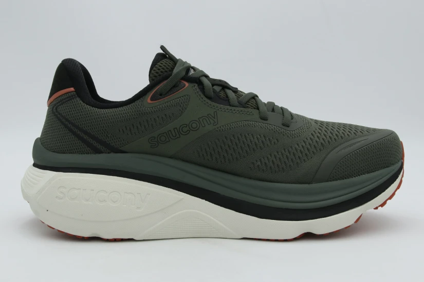 Saucony Hurricane 26 Ανδρικά Αθλητικά Παπούτσια για Τρέξιμο Χακί, Μαύρα, Λευκά