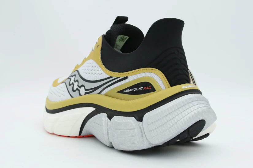 Saucony Paramount Max Ανδρικά Αθλητικά Παπούτσια για Τρέξιμο Χρυσά, Μαύρα, Λευκά