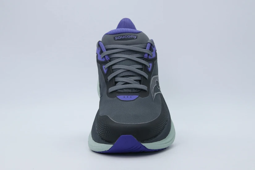 Saucony Triumph 23 GTX Αθλητικά Παπούτσια για Τρέξιμο Ανθρακί, Μωβ