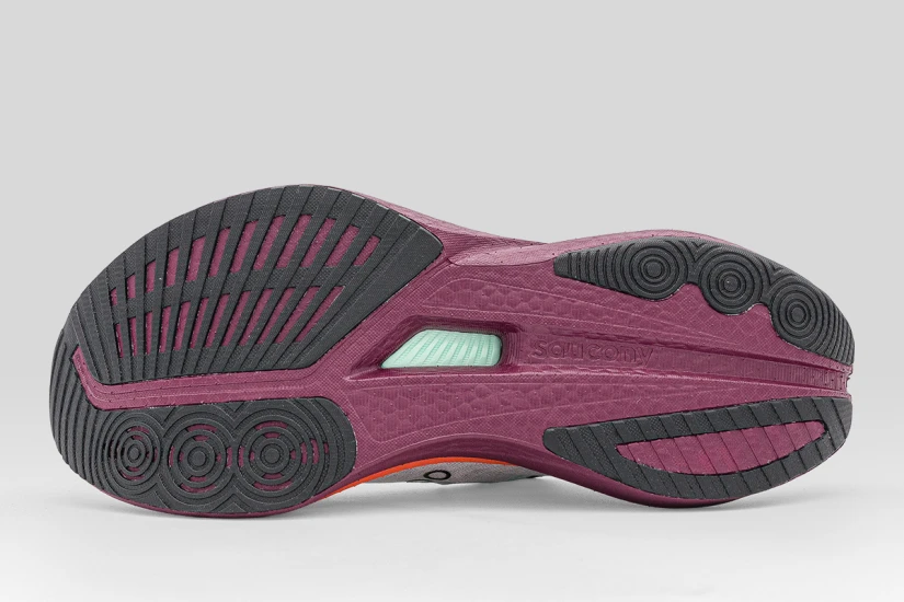 Saucony Endorphin Speed 5 Ανδρικά Αθλητικά Παπούτσια για Τρέξιμο Λευκά, Πορτοκαλί, Μπορντό, Μαύρα