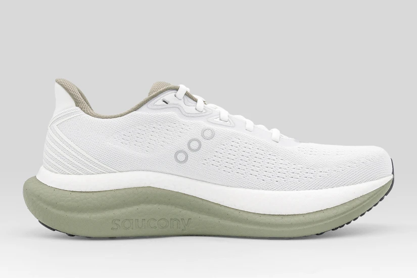 Saucony Triumph 23 Ανδρικά Αθλητικά Παπούτσια για Τρέξιμο Λευκά, Χακί