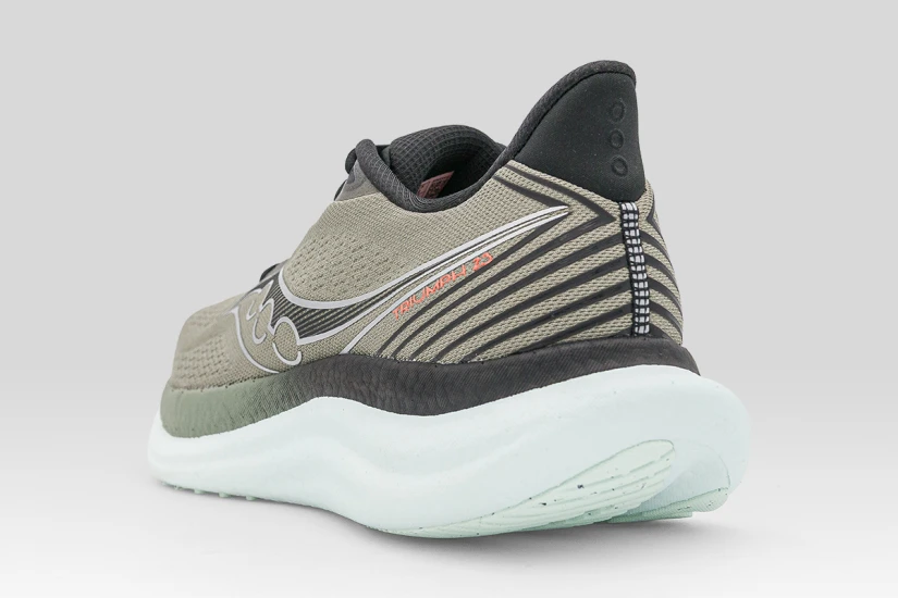 Saucony Triumph 23 Ανδρικά Αθλητικά Παπούτσια για Τρέξιμο Χακί, Μαύρα, Λευκά