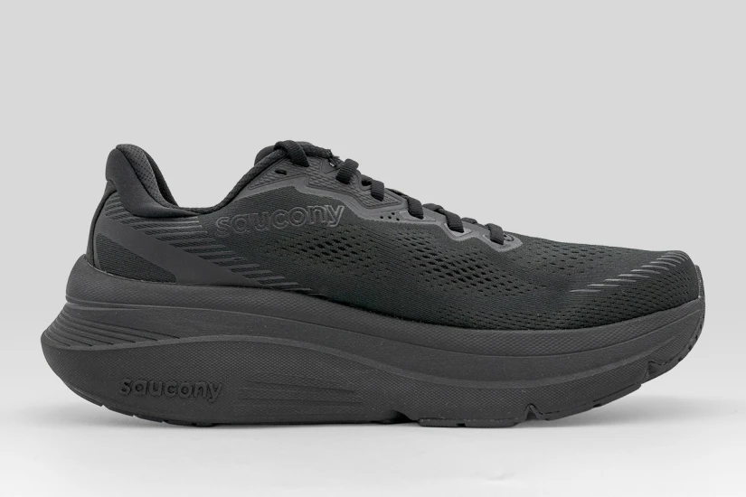 Saucony Guide 19 Ανδρικά Αθλητικά Παπούτσια για Τρέξιμο Μαύρα