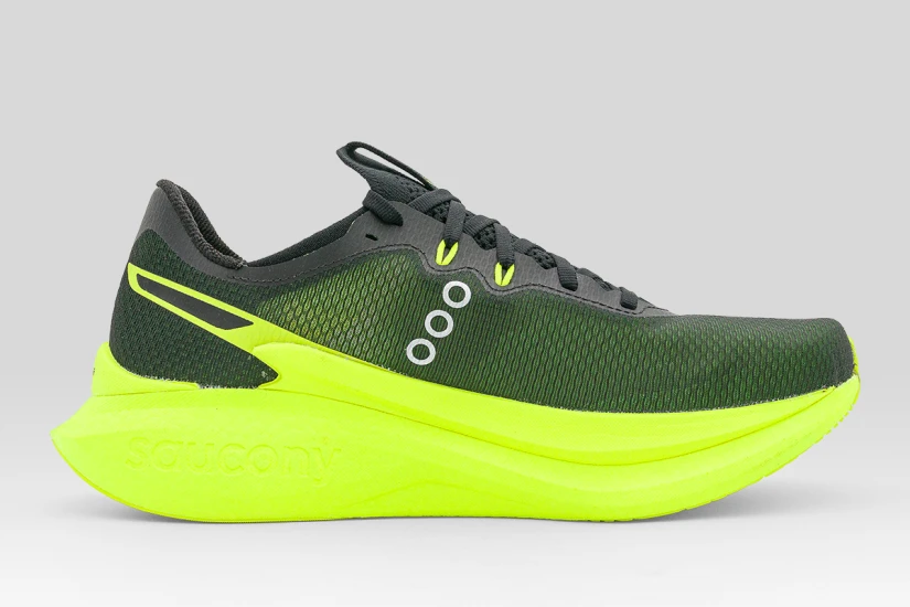 Saucony Endorphin Pro 5 Ανδρικά Αθλητικά Παπούτσια για Τρέξιμο Μαύρα, Λαχανί