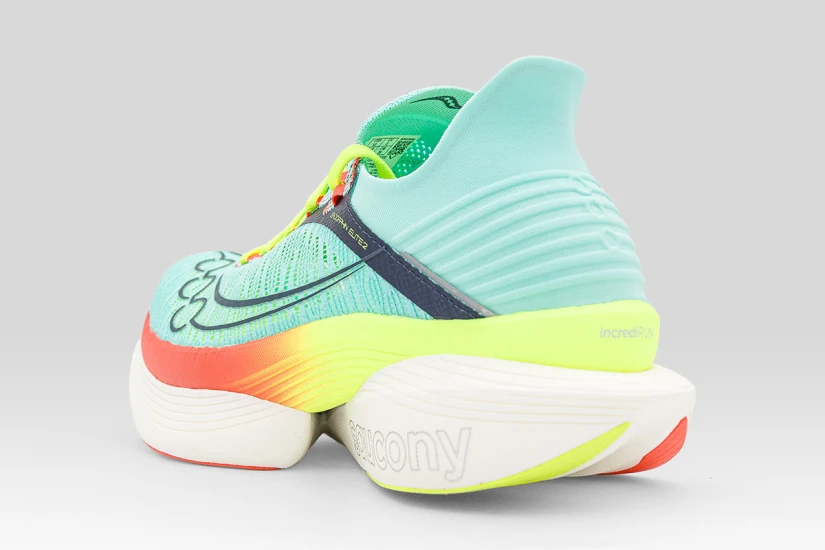 Saucony Endorphin Elite 2 Unisex Αθλητικά Παπούτσια για Τρέξιμο Τυρκουάζ, Πορτοκαλί, Κίτρινο Φλούο