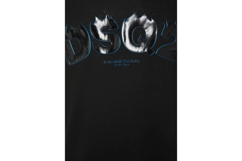 Dsquared2 Cigarette Fit Tee Ανδρικό Κοντομάνικο T-Shirt Μαύρο