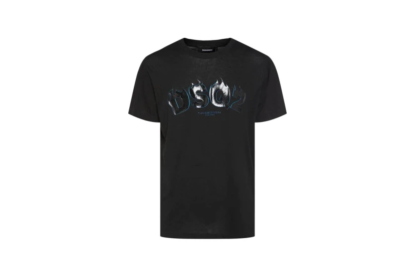 Dsquared2 Cigarette Fit Tee Ανδρικό Κοντομάνικο T-Shirt Μαύρο
