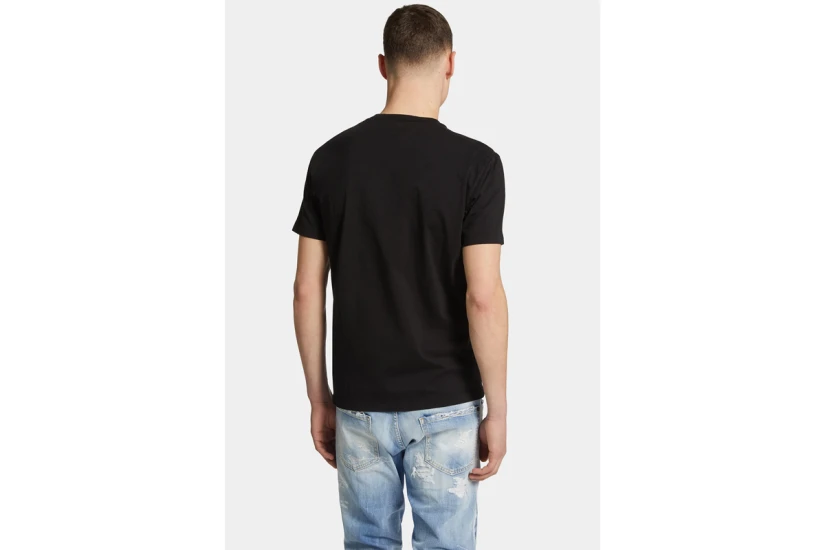 Dsquared2 Cool Fit Fashion Show Ανδρικό Κοντομάνικο T-Shirt Μαύρο, Ροζ