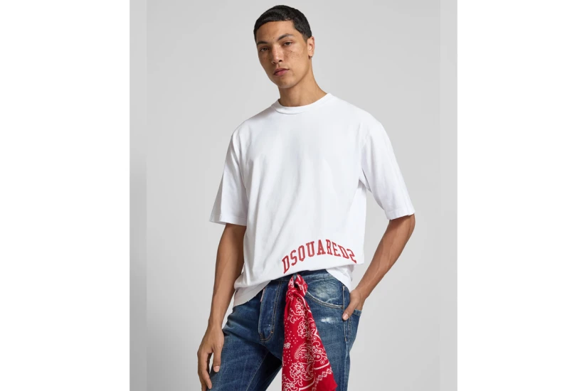 Dsquared2 Ανδρικό Κοντομάνικο T-Shirt Λευκό