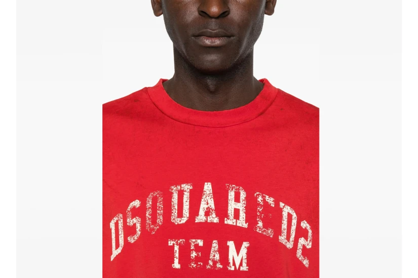Dsquared2 Ανδρικό Κοντομάνικο T-Shirt Κόκκινο