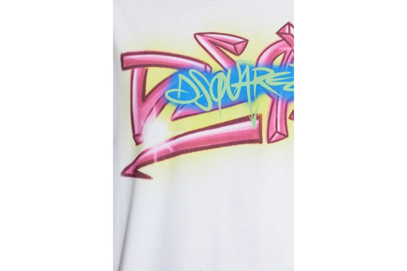 Dsquared2 Graphic Print Ανδρικό Κοντομάνικο T-Shirt