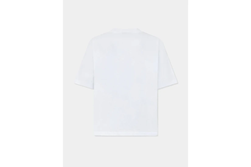 Dsquared2 Loose Fit Ανδρικό Κοντομάνικο T-Shirt Λευκό
