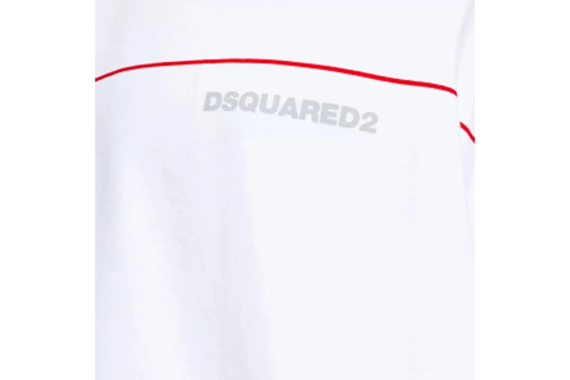 Dsquared2 Loose Fit Ανδρικό Κοντομάνικο T-Shirt Λευκό
