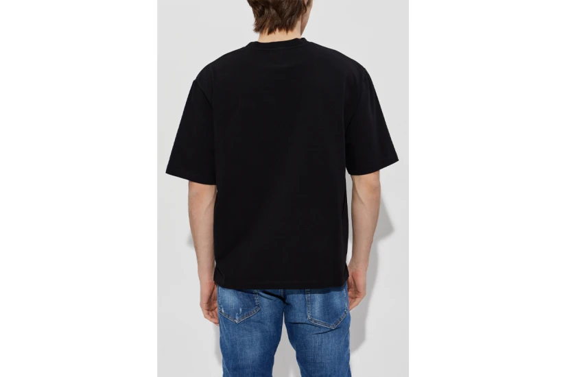 Dsquared2 Loose Fit Ανδρικό Κοντομάνικο T-Shirt Μαύρο