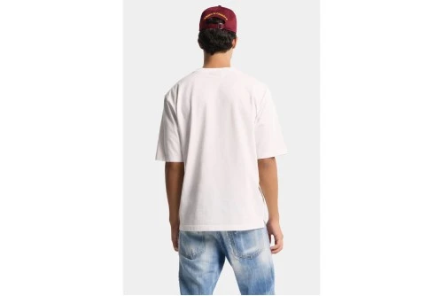 Dsquared2 X Felix Chesher Print T-Shirt Ανδρικό (S71GD1654 D20033 100)