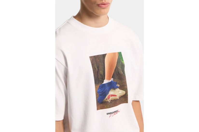 Dsquared2 X Felix Chesher Print Ανδρικό Κοντομάνικο T-Shirt