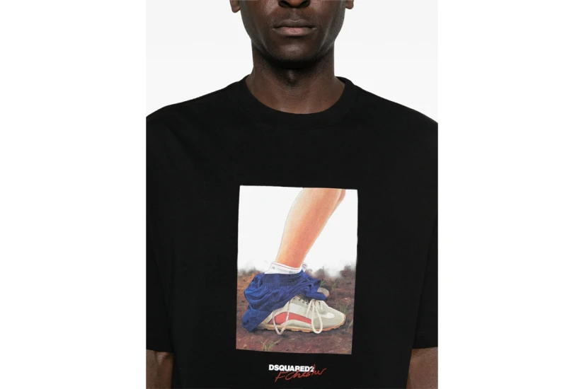 Dsquared2 X Felix Chesher Print Ανδρικό Κοντομάνικο T-Shirt