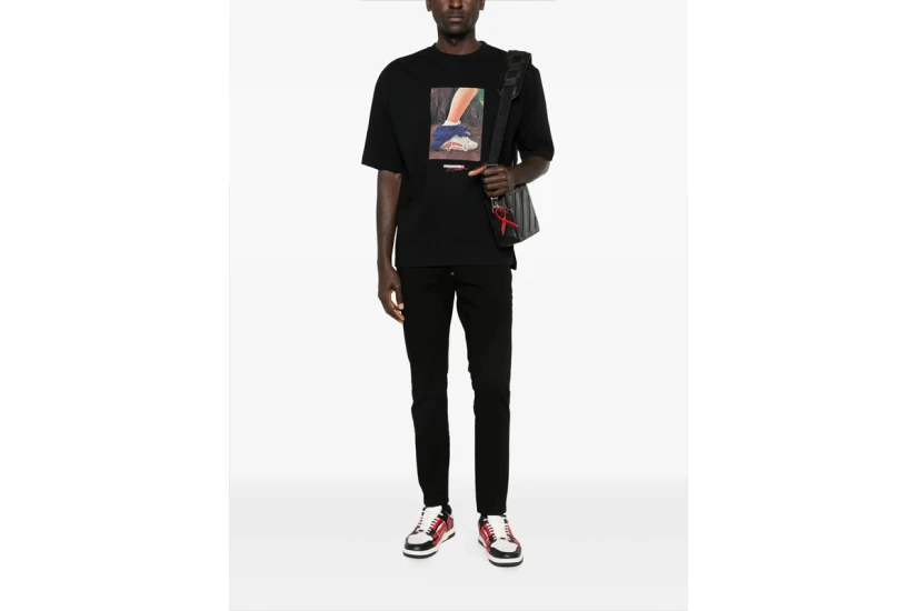 Dsquared2 X Felix Chesher Print Ανδρικό Κοντομάνικο T-Shirt