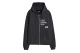 Dsquared2 Relax Fit Zipped Ανδρική Ζακέτα Με Κουκούλα Μαύρη