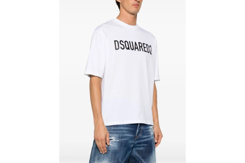 Dsquared2 Ανδρικό Κοντομάνικο T-Shirt Λευκό