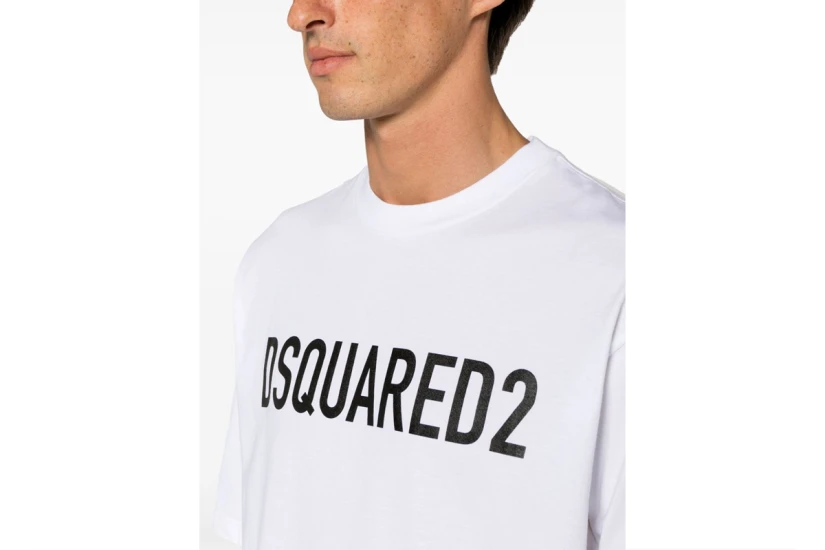 Dsquared2 Ανδρικό Κοντομάνικο T-Shirt Λευκό