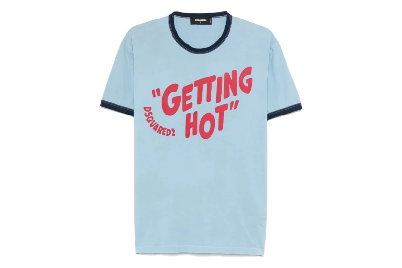 Dsquared2 Cool Fit Tee Ανδρικό Κοντομάνικο T-Shirt Σιέλ