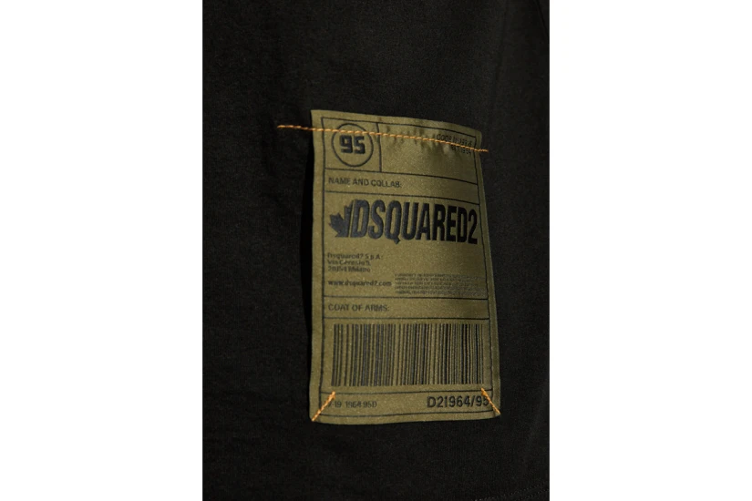 Dsquared2 Ανδρικό Κοντομάνικο T-Shirt Μαύρο 