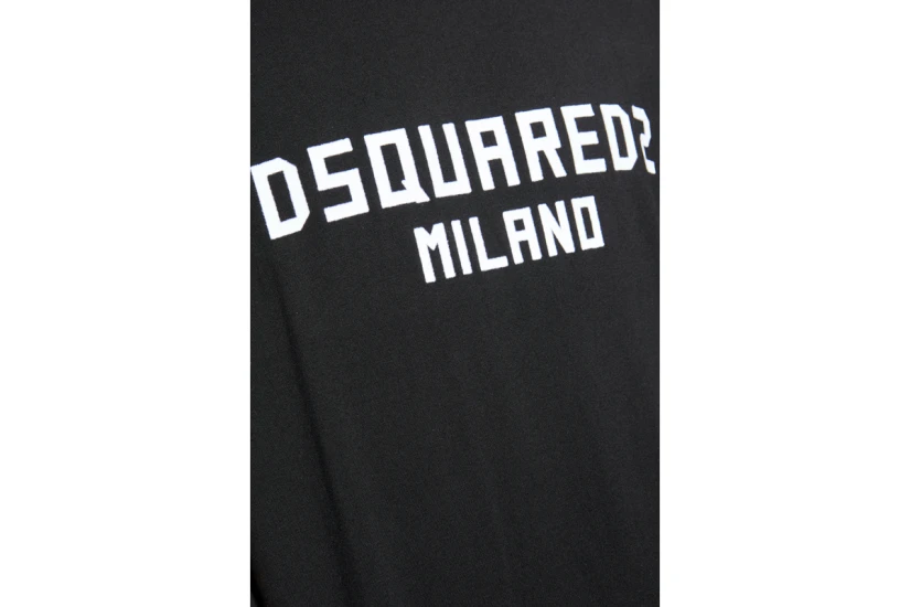 Dsquared2 Milano Cool Fit Ανδρικό Κοντομάνικο T-Shirt Μαύρο