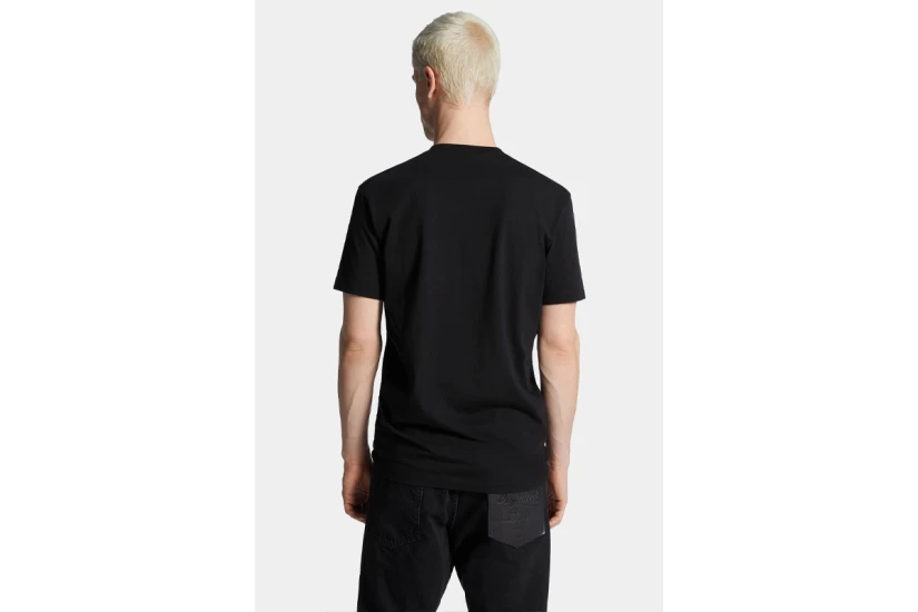 Dsquared2 Cool Fit Chest Pocket Ανδρικό Κοντομάνικο T-Shirt Μαύρο