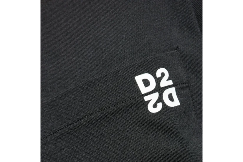 Dsquared2 Twin Pack Ανδρικά Κοντομάνικα T-Shirt Μαύρα 2 Τεμάχια