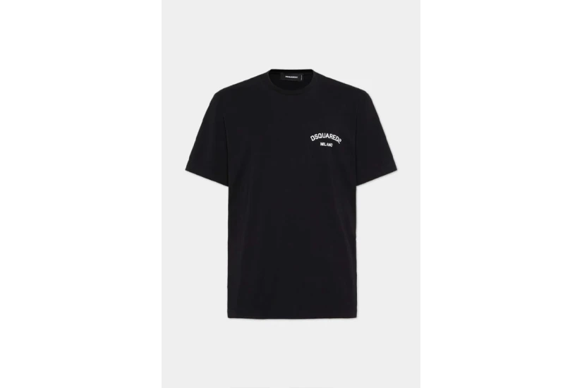 Dsquared2 Milano Ανδρικό Κοντομάνικο T-Shirt Μαύρο
