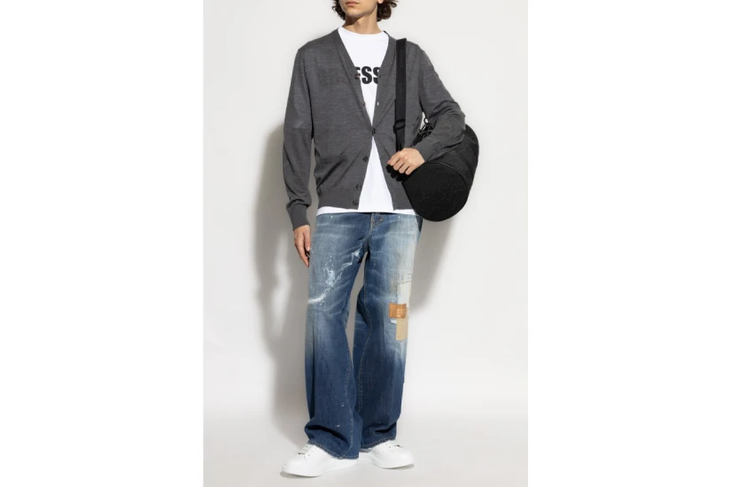 Dsquared2 Obsessed2 Loose Fit Ανδρικό Κοντομάνικο T-Shirt Λευκό