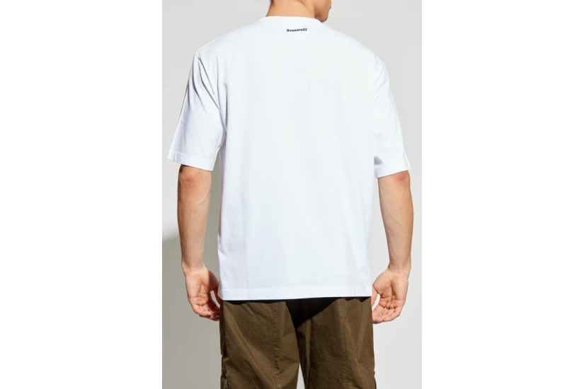 Dsquared2 Obsessed2 Ανδρικό Κοντομάνικο T-Shirt Λευκό