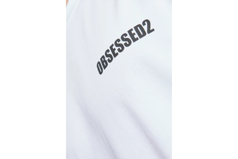Dsquared2 Obsessed2 Ανδρικό Κοντομάνικο T-Shirt Λευκό