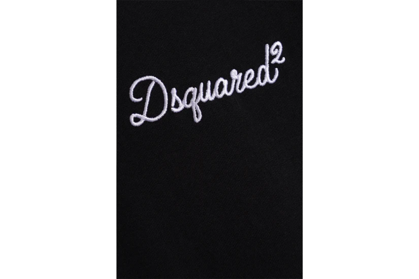 Dsquared2 Signature Loose Fit Ανδρικό Κοντομάνικο T-Shirt Μαύρο