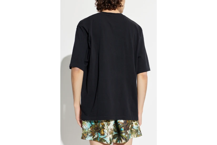 Dsquared2 Monkey Business Ανδρικό Κοντομάνικο T-Shirt Μαύρο