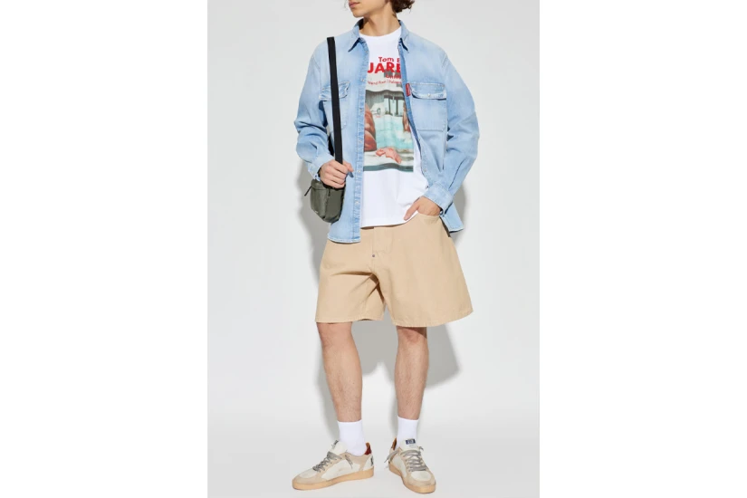 Dsquared2 X Tom Bianchi Ανδρικό Κοντομάνικο T-Shirt Λευκό