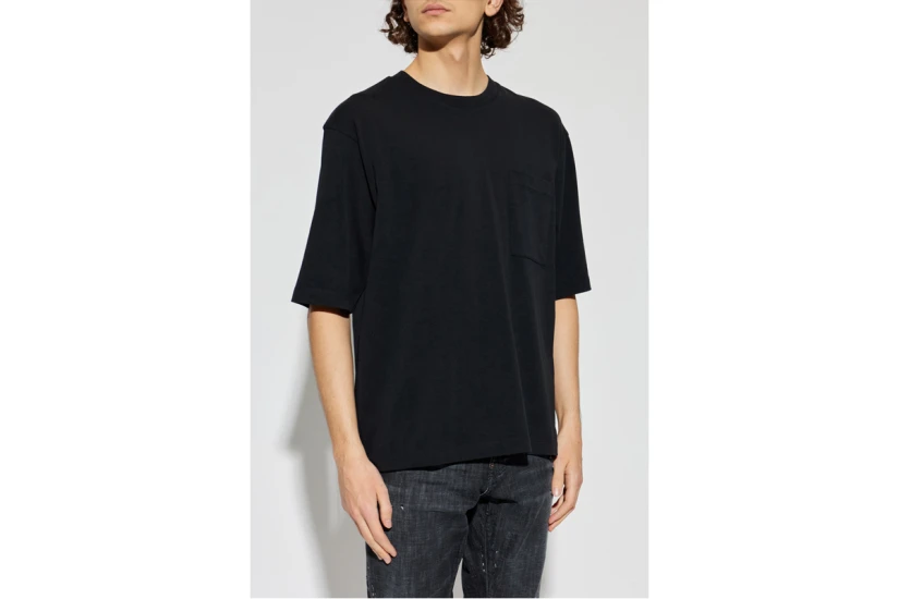 Dsquared2 Technicolor Ανδρικό Κοντομάνικο T-Shirt Μαύρο