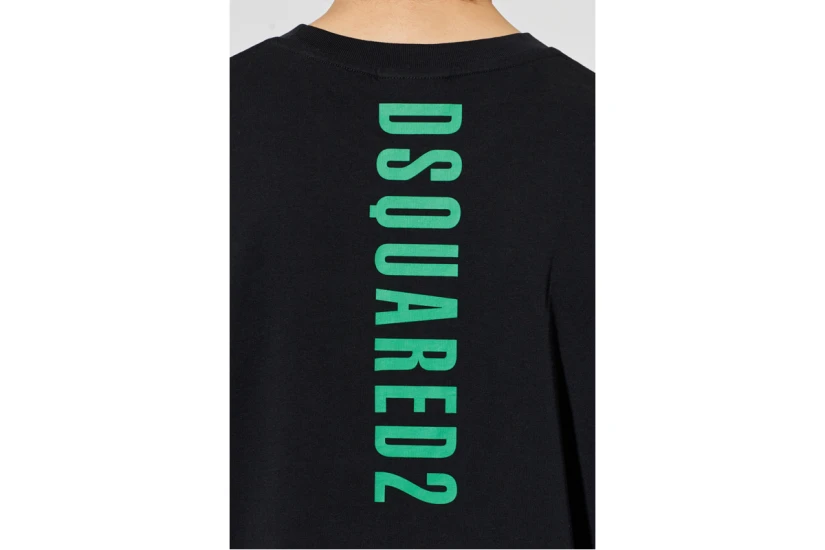 Dsquared2 Technicolor Ανδρικό Κοντομάνικο T-Shirt Μαύρο