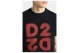 Dsquared2 D2 Upside Down Cool Fit Ανδρικό Κοντομάνικο T-Shirt Μαύρο, Κόκκινο