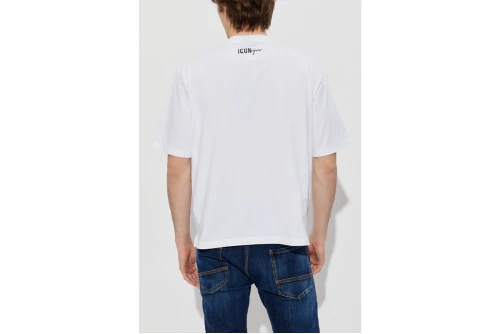 Dsquared2 Iconique Loose Fit T-Shirt Ανδρικό (S78GD0113 D2033 100)
