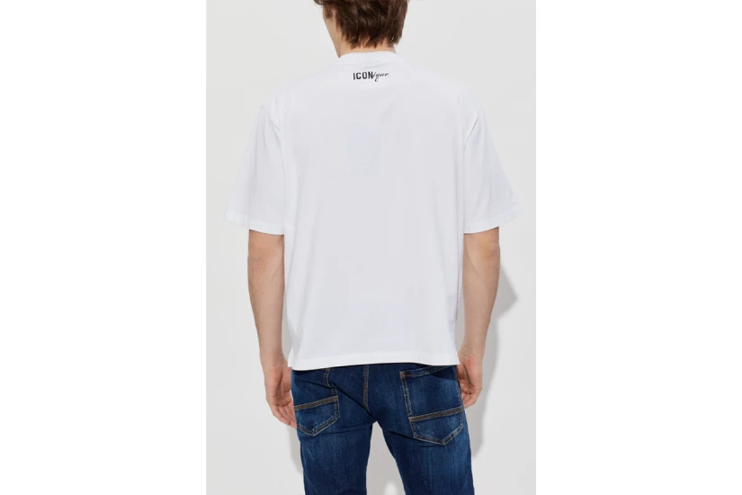 Dsquared2 Iconique Loose Fit Ανδρικό Κοντομάνικο T-Shirt